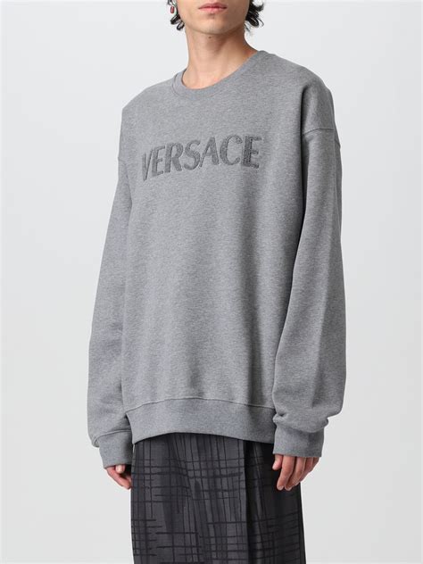 versace collection grey sweatshirt|Versace nordstrom.